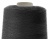 Швейные нитки (армированные) 28S/2, нам. 2 500 м, цвет чёрный - купить в Копейске. Цена: 139.91 руб.