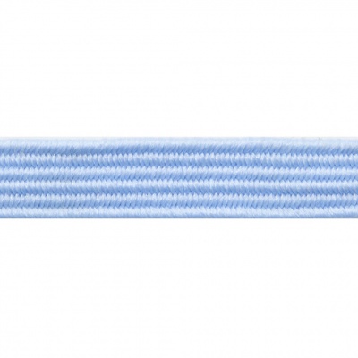 Резиновые нити с текстильным покрытием, шир. 6 мм ( упак.30 м/уп), цв.- 108-голубой - купить в Копейске. Цена: 155.22 руб.