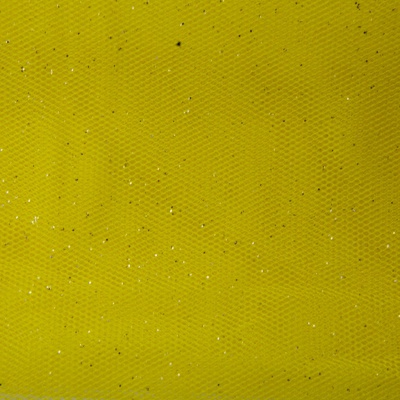 Сетка Глиттер, 24 г/м2, шир.145 см., желтый - купить в Копейске. Цена 117.24 руб.