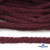 Шнур плетеный d-6 мм круглый, 70% хлопок 30% полиэстер, уп.90+/-1 м, цв.1070-бордовый - купить в Копейске. Цена: 588 руб.